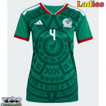 Mexico Edson Alvarez #4 Replica Home Shirt Ladies World Cup 2026 Short Sleeve